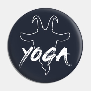 Goat Yoga Workout Gift Pin