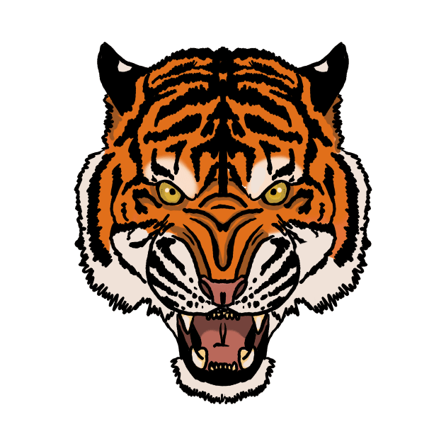 Angry tiger by Shyflyer