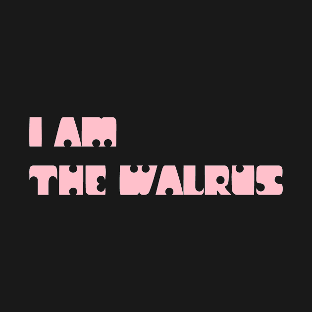 I Am The Walrus, pink by Perezzzoso