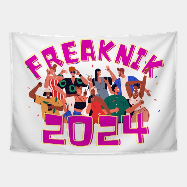 Freaknik Tapestry by TreSiameseTee