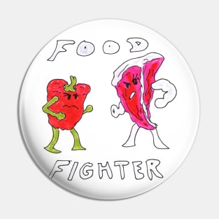 Food Fighter Pin