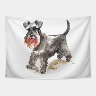 Standard Schnauzer Watercolor - Dog Lovers Tapestry