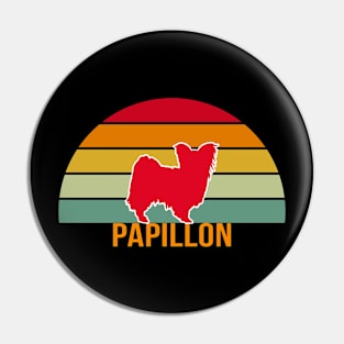 Papillon Vintage Silhouette Pin