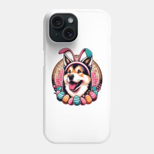 Tornjak Dog Enjoys Easter Festivities in the Garden Phone Case