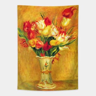 Tulips by Pierre Renoir Tapestry