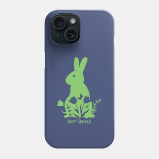 Happy Spring Easter Bunny Phone Case