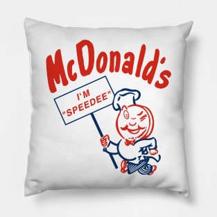 McDonald's original mascot. Speedee Pillow