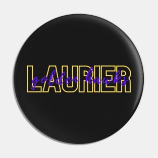 Laurier Golden Hawks Pin