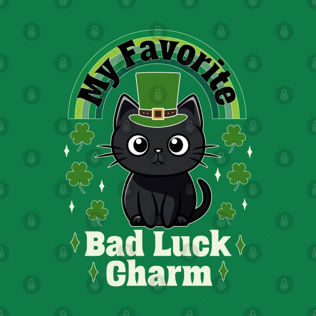 Favorite Bad Luck Charm Black Cat by TeaTimeTs