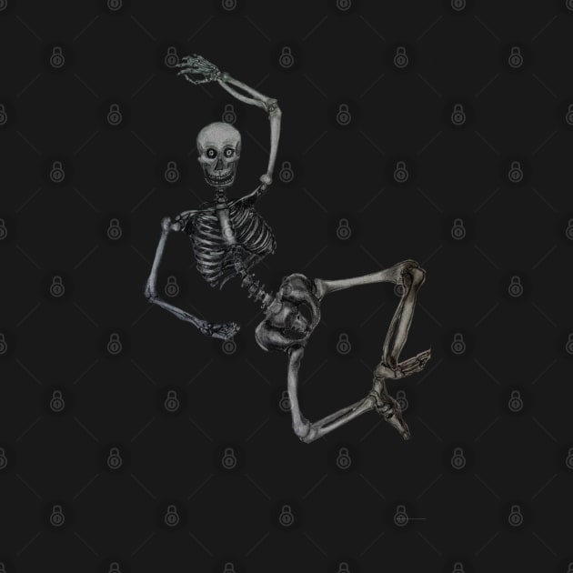 Happy Dancing Skeleton by RedHeadAmazona