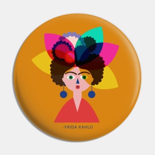 Frida kahlo mexican artist feminism feminist colorful flowers viva la vida Pin