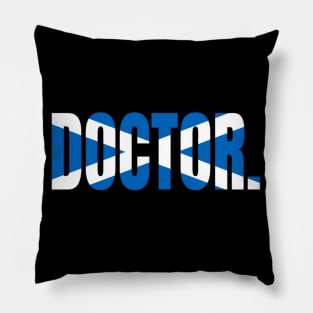 Scottish Doctor Saltire for Scotlands Doctors Pillow