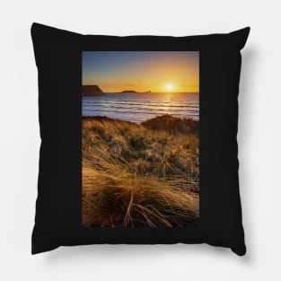 Worms Head, Rhossili Bay Pillow