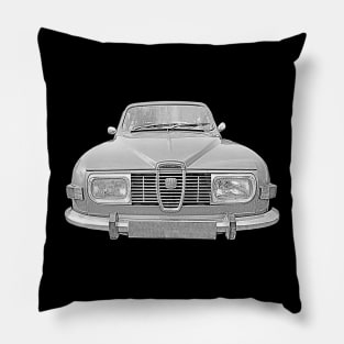 Saab 95 classic car Pillow