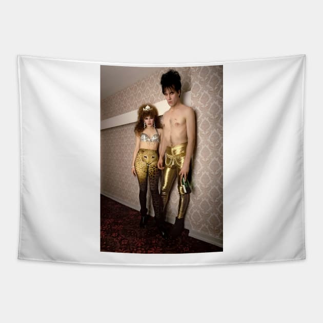 The Cramps Lux and Ivy Tee Tapestry by skullknight