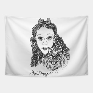 Dorothy Gale and Toto Wizard of Oz Tapestry