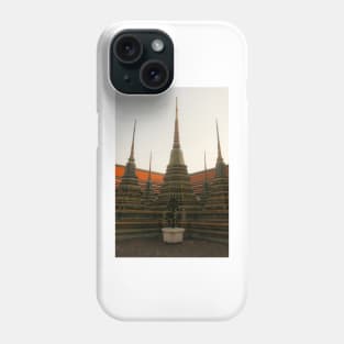 A second group of small stupa at Phra Chedi Rai in Wat Pho temple complex, Bangkok Phone Case