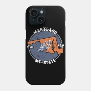 Maryland My State Patriot State Tourist Gift Phone Case