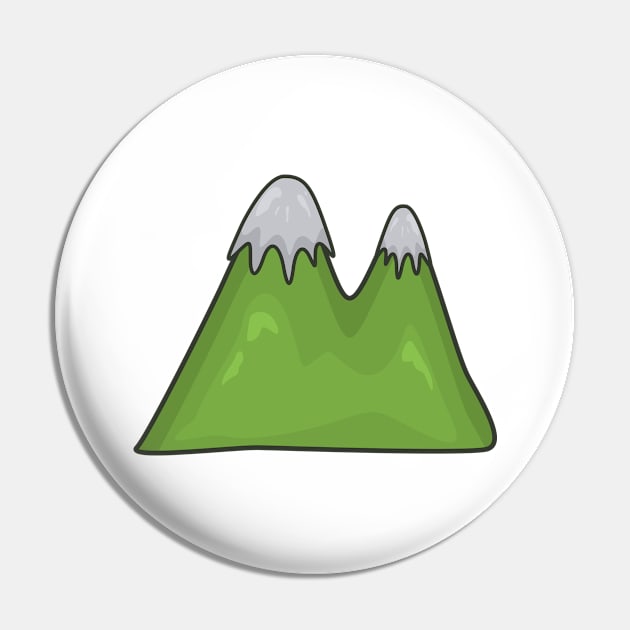 Hill Mountain Pin by Teeladen