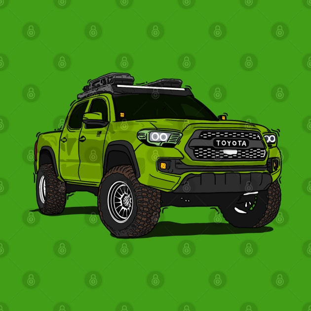 Toyota 4Runner Green by 4x4 Sketch