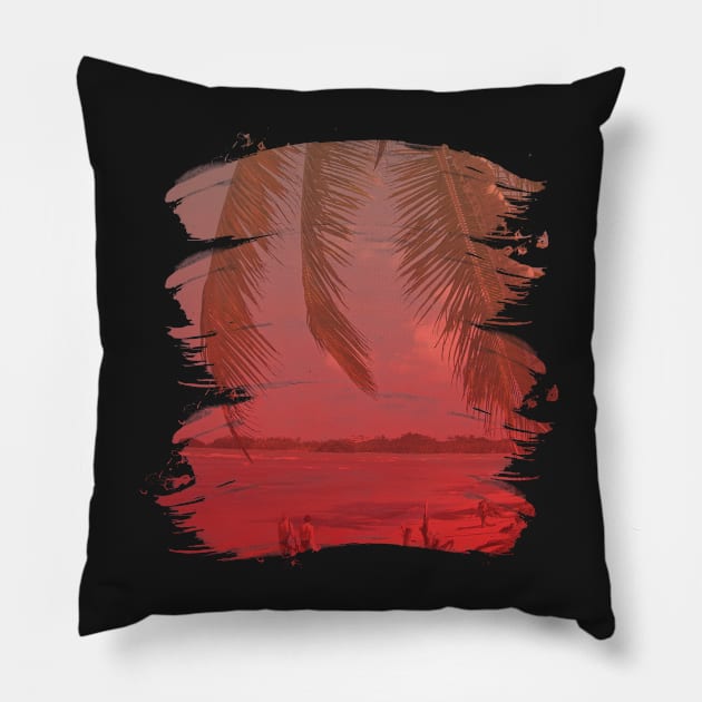 PaintedSummer Pillow by Beardedguy