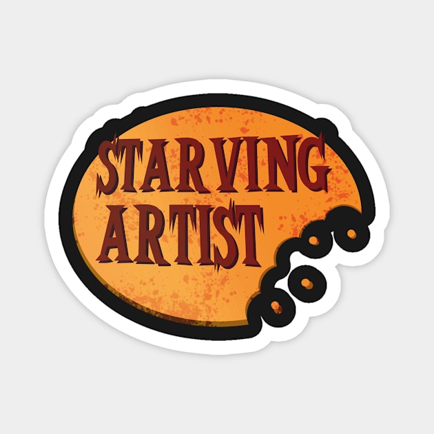 Starving Artist Magnet by PorinArt