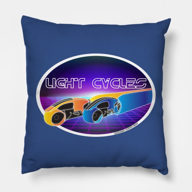 Lightcycles Pillow by Narwhal_Cunt