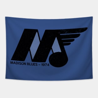 Defunct Madison Blues Hockey Tapestry