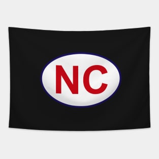 North Carolina State Sticker Tapestry