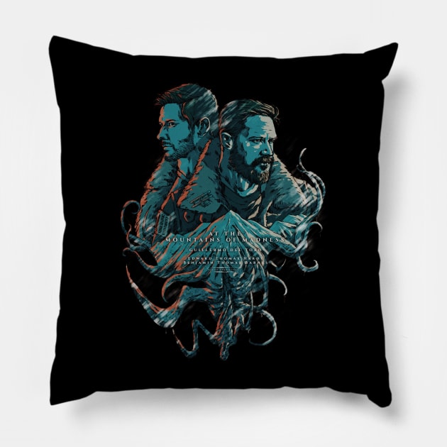 at the mountains of madness Pillow by Kotolevskiy