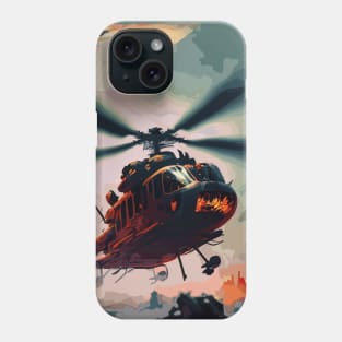 Fasbytes Aviation helicopter born to fly Phone Case