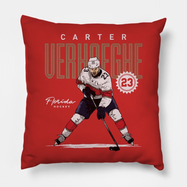 Carter Verhaeghe Florida Card Pillow by ClarityMacaws