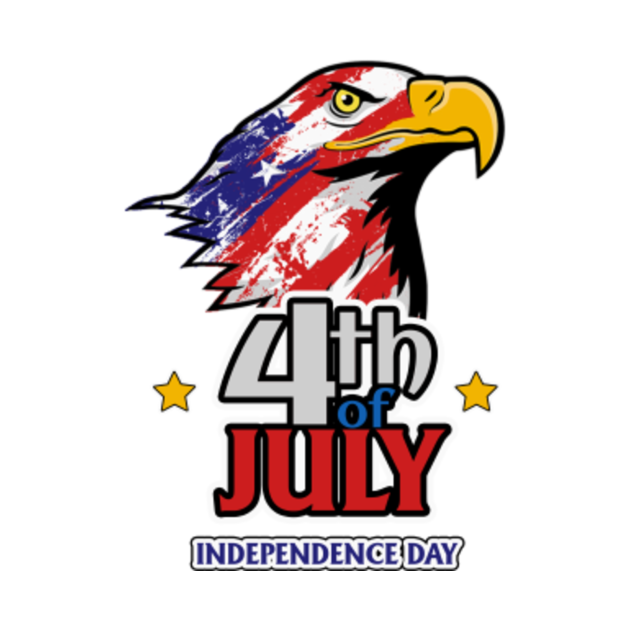 Discover 4th of July Eagle - 4th Of July - T-Shirt