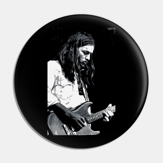 David Gilmour Guitar 3 Pin by Playful Creatives