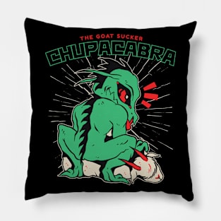 Legendary Goat-Sucking Chupacabra Pillow