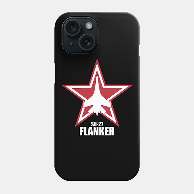 SU-27 Flanker Phone Case by Firemission45