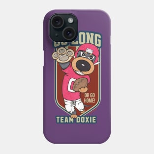 Cute Funny Doxie Dachshund Dog Football Player Phone Case