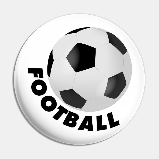 Football ball Pin by STARSsoft