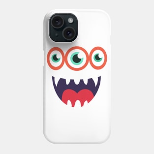 Monster Face Costume Halloween| Trick or treat | Halloween gift | Spooky season gifts | Halloween Decor gifts | Funny Halloween Trick or treat | Alien Lovers Halloween | Halloween monsters | Spooky season Phone Case