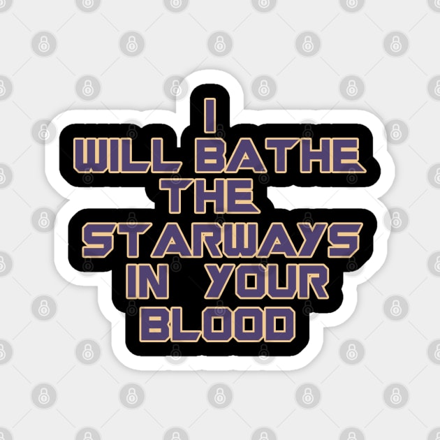 Thanos Bathe the starways Magnet by grinningmasque