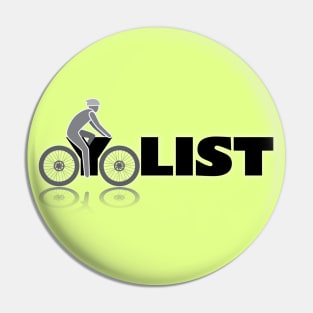 Cyclist Pin