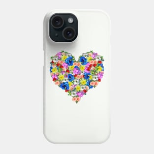 Heart of Flowers Phone Case