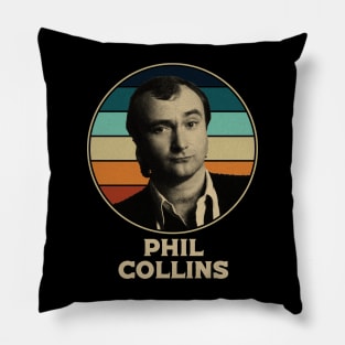 retro phil collins Pillow