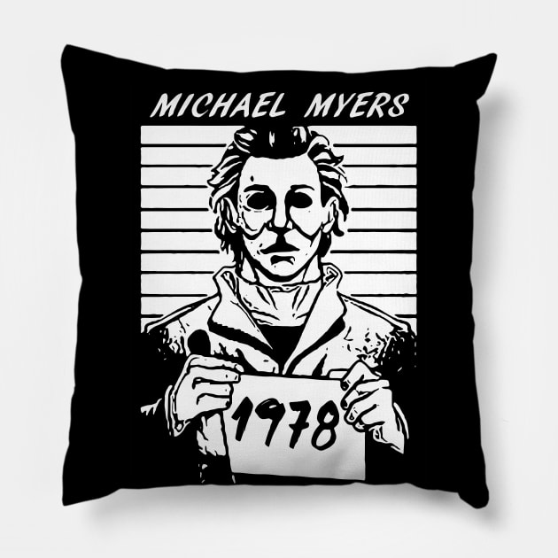 Michael Myers vector Pillow by syanart