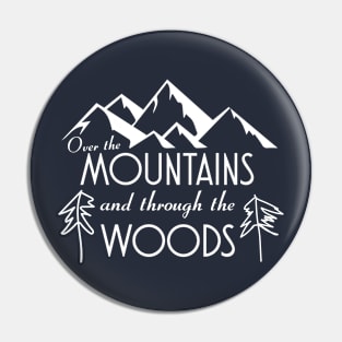 Hiking Design Pin