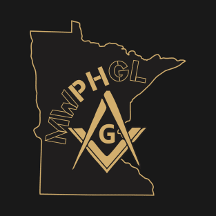 MWPHGLMN - Black & Gold T-Shirt