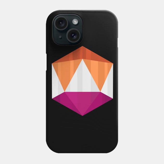Life is Strange 3 True Colors Steph Gingrich D20 Dice lesbian pride LGBT flag Phone Case by miryinthesky