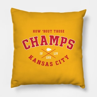 How 'bout those champs! Pillow