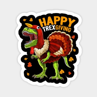 Happy Thanksgiving Turkey Costume Boys Magnet