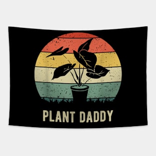 Plant Dady Nature Botanical Gardener Plant Dad Gardening Tapestry